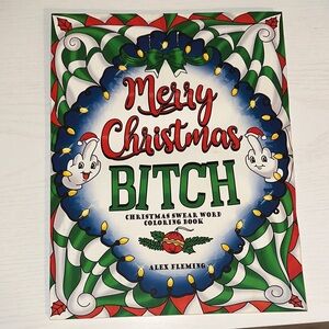 Christmas Swear Word Coloring Book